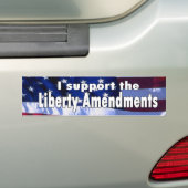 Autocollant De Voiture Adhésif pour pare-chocs d'amendements de liberté (En voiture)