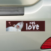Autocollant De Voiture Adhésif pour pare-chocs d'amour de rat (En voiture)
