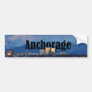 Autocollant De Voiture Adhésif pour pare-chocs d'Anchorage Alaska