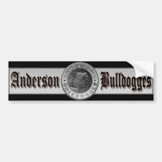 Autocollant De Voiture Adhésif pour pare-chocs d'Anderson Bulldogges