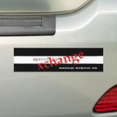 Autocollant De Voiture Adhésif pour pare-chocs d'APSCUF-KU XChange (En voiture)