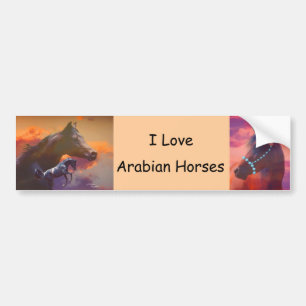 Autocollant De Voiture Adhésif pour pare-chocs d'Arabes d'amour