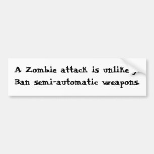 Autocollant De Voiture Adhésif pour pare-chocs d'armes semi-automatiques