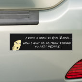 Autocollant De Voiture Adhésif pour pare-chocs d'Ayn Rand (En voiture)