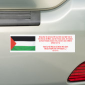 Autocollant De Voiture Adhésif pour pare-chocs de 4:75 de la PALESTINE (En voiture)