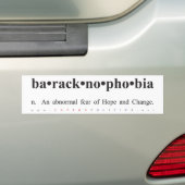 Autocollant De Voiture Adhésif pour pare-chocs de Baracknophobia (En voiture)