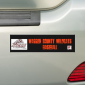 Autocollant De Voiture Adhésif pour pare-chocs de base-ball du comté de (En voiture)