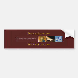 Autocollant De Voiture adhésif pour pare-chocs de BiblicalSigns.com