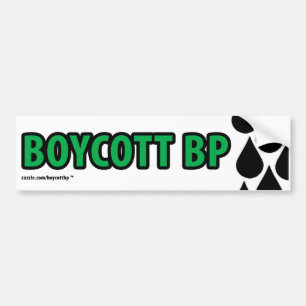 Autocollant De Voiture Adhésif pour pare-chocs de BP de boycott
