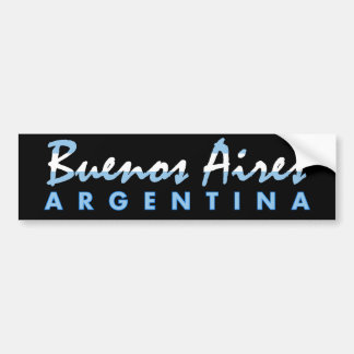 Autocollant De Voiture Adhésif pour pare-chocs de Buenos Aires