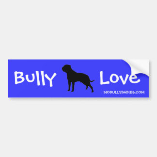 Autocollant De Voiture Adhésif pour pare-chocs de Bullmastiff d'amour de