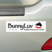 Autocollant De Voiture Adhésif pour pare-chocs de BunnyLuv (En voiture)