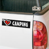 Autocollant De Voiture Adhésif pour pare-chocs de camping d'amour (Sur camion)