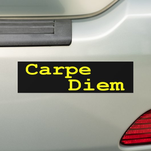 Autocollant De Voiture Adhésif pour pare-chocs de Carpe Diem (En voiture)