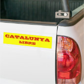Autocollant De Voiture Adhésif pour pare-chocs de Catalunya* Libre (Sur camion)