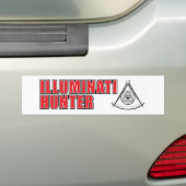Autocollant De Voiture Adhésif pour pare-chocs de chasseur d'Illuminati (En voiture)