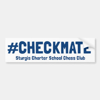 Autocollant De Voiture Adhésif pour pare-chocs de #Checkmate