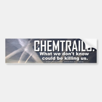 Autocollant De Voiture Adhésif pour pare-chocs de Chemtrails