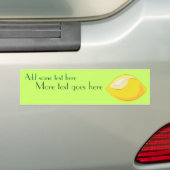 Autocollant De Voiture Adhésif pour pare-chocs de citron (En voiture)