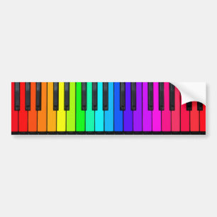 Autocollant De Voiture Adhésif pour pare-chocs de clavier de piano