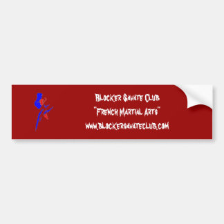 Autocollant De Voiture Adhésif pour pare-chocs de club de Savate de