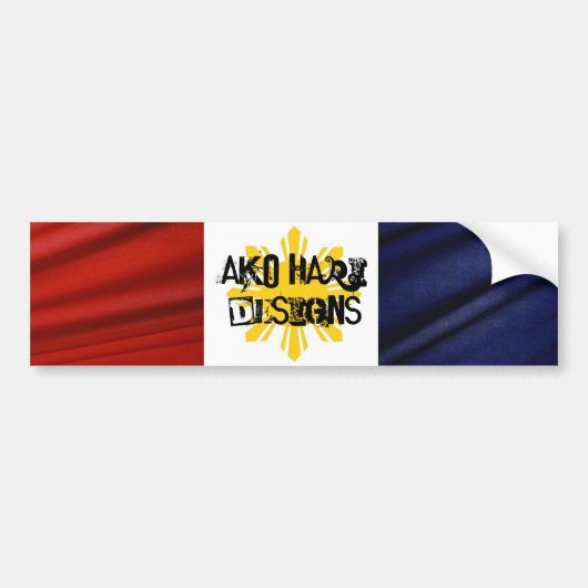 Autocollant De Voiture Adhésif pour pare-chocs de conception d'Ako Hari (Devant)