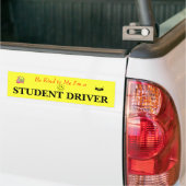 Autocollant De Voiture Adhésif pour pare-chocs de conducteur d'étudiant (Sur camion)