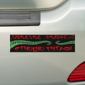 Autocollant De Voiture Adhésif pour pare-chocs de Cthulhu (En voiture)