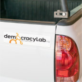 Autocollant De Voiture Adhésif pour pare-chocs de DemocracyLab (Sur camion)