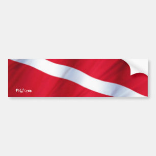 Autocollant De Voiture Adhésif pour pare-chocs de DiveFlag