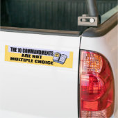 Autocollant De Voiture Adhésif pour pare-chocs de Dix commandements (Sur camion)