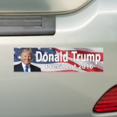 Autocollant De Voiture Adhésif pour pare-chocs de Donald Trump (En voiture)