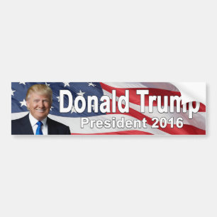 Autocollant De Voiture Adhésif pour pare-chocs de Donald Trump