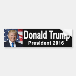 Autocollant De Voiture Adhésif pour pare-chocs de Donald Trump