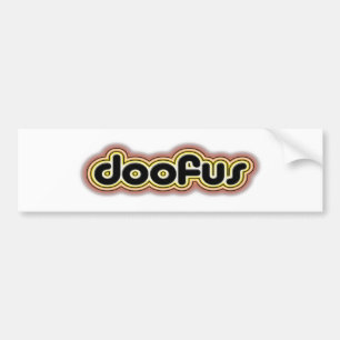Autocollant De Voiture Adhésif pour pare-chocs de Doofus