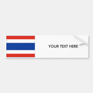 Autocollant De Voiture Adhésif pour pare-chocs de DRAPEAU de la Thaïlande