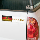 AUTOCOLLANT DE VOITURE ADHÉSIF POUR PARE-CHOCS DE DRAPEAU DE L'ALLEMAGNE (Sur camion)