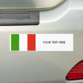 Autocollant De Voiture Adhésif pour pare-chocs de DRAPEAU de l'ITALIE (En voiture)