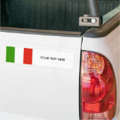 Autocollant De Voiture Adhésif pour pare-chocs de DRAPEAU de l'ITALIE (Sur camion)