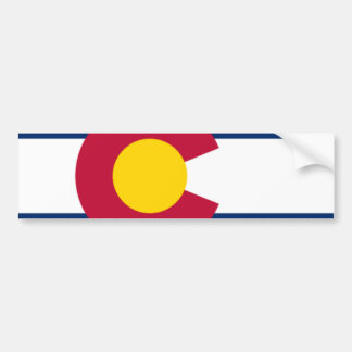 Autocollant De Voiture Adhésif pour pare-chocs de drapeau du Colorado