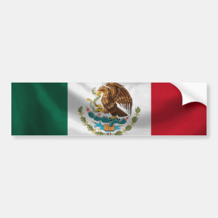 Autocollant De Voiture Adhésif pour pare-chocs de drapeau du Mexique