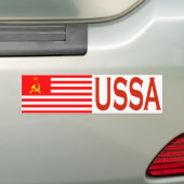 Autocollant De Voiture Adhésif pour pare-chocs de drapeau d'USSA (En voiture)