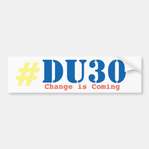 Autocollant De Voiture Adhésif pour pare-chocs de Duterte DU30