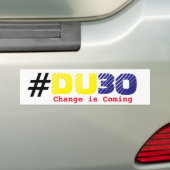 Autocollant De Voiture Adhésif pour pare-chocs de Duterte DU30 (En voiture)