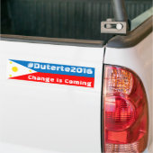 Autocollant De Voiture Adhésif pour pare-chocs de Duterte DU30 (Sur camion)