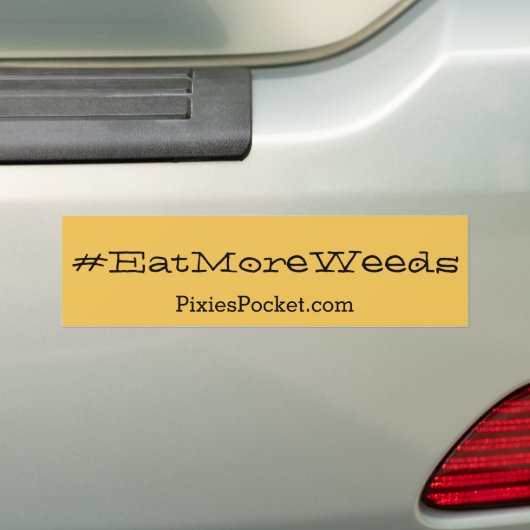 Autocollant De Voiture adhésif pour pare-chocs de #eatmoreweeds (En voiture)