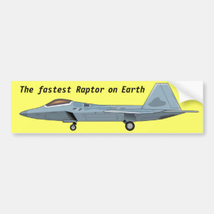 Autocollant De Voiture Adhésif pour pare-chocs de F-22 Raptor