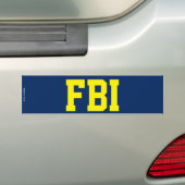 Autocollant De Voiture Adhésif pour pare-chocs de FBI (En voiture)