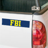 Autocollant De Voiture Adhésif pour pare-chocs de FBI (Sur camion)