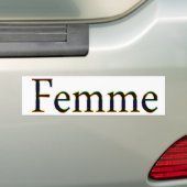 Autocollant De Voiture Adhésif pour pare-chocs de Femme (En voiture)